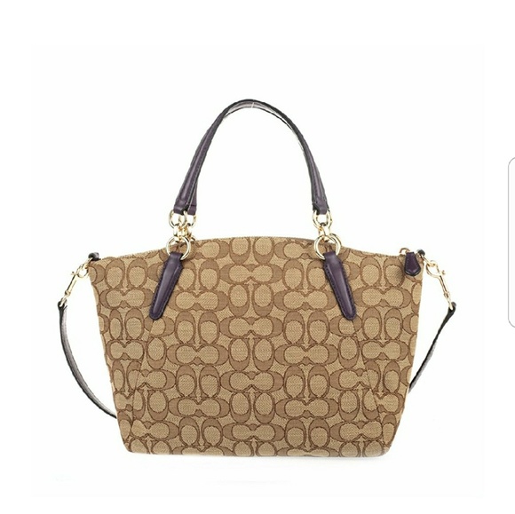 Authentic Coach OTLN Sig Mini Kelsey Brown Bag 👜 - Picture 5 of 8